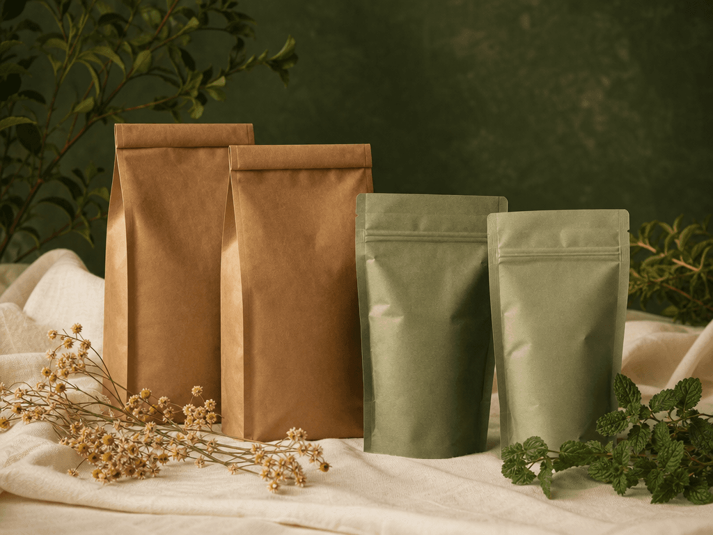 Decaf & Herbal Set — Two decaf coffees and two herbal infusions for unhurried hours.